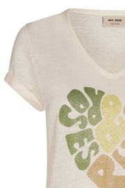 Rubies V-SS Tee | Capulet Olive | T-shirt fra Mos Mosh