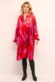 Helma Dress | Fuchsia Purple | Kjole fra Culture