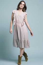 Ramona Dress | Dot Print | Kjole med flæser fra Lollys Laundry