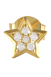 Hiro Stjerne | Guld | Lille ørestik med stjerne fra Coi (1 stk)