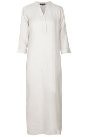 Shirt Dress | White | Skjorte kjole fra ILSE JACOBSEN