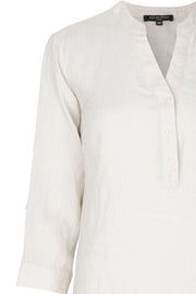 Shirt Dress | White | Skjorte kjole fra ILSE JACOBSEN