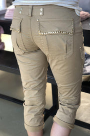 Cheryl Cargo 3/4 Pant | Safari | Pants fra Mos Mosh