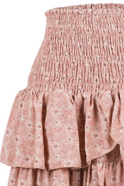 Carin vintage floral skirt | Rose | Nederdel fra Neo Noir