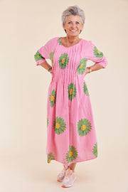 6645 Dress | Shock pink | Kjole fra Marta du Chateau
