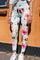 Nicole leggings | Mint Flower | Blomstrede leggings fra Liberté