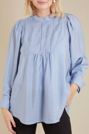 Callum Volume Shirt | Pale Blue | Skjorte fra Co'couture