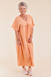 8715 Dress | Orange | Kjole fra Marta du Chateau