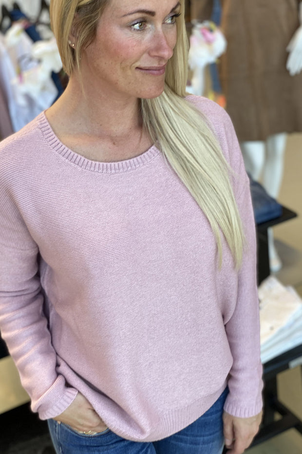 Aia knit | Rosa | Blød strik sweater fra Prepair