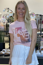 Lexa Love Tee | Candyfloss | T-shirt/Top fra Co'couture