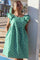 Gina Dress | Green Flower | Kjole fra Liberté