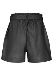 Royal Shorts | Sort | Læder shorts fra Copenhagen Muse