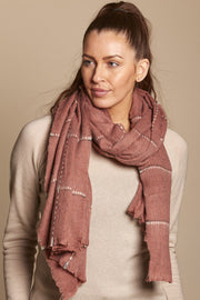 Ruby scarf | Dusy Rose | Tørklæde fra Stylesnob