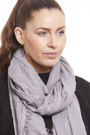 Hema scarf | Lysegråt | Tørklæde fra Stylesnob