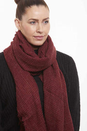 Malua scarf | Burgundy | Tørklæde fra Stylesnob