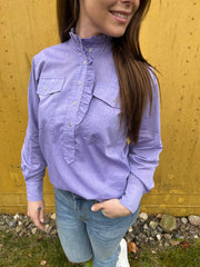 Sissa Shirt | Purple | Skjorte fra Co'couture