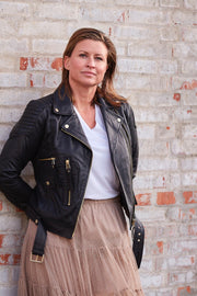 Royal Jacket Leather | Sort | Læderjakke fra Copenhagen Muse