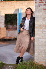 Colette Skirt  | Tan | Nederdel fra Emm Copenhagen