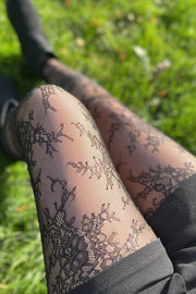 Paloma Laced Leggings | Black | Leggings fra State bird