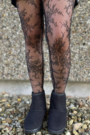 Paloma Laced Leggings | Black | Leggings fra State bird