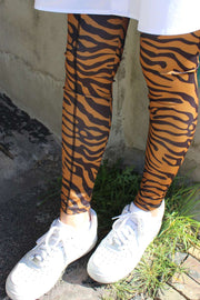 Nicole Leggings | Zebra | Sporty Leopard Leggings fra Liberté