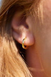 Sara Hoops Medium | Guldfarvet | Klassiske øreringe fra Coi