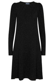 Ibi LS Dress | Black Glitter | Kjole fra Liberté