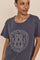 Leah Holi O-SS Tee | Ombre Blue | T-Shirt fra Mos Mosh