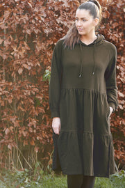 Melissa Dress | Army | Kjole med hætte fra Liberté Essentiel