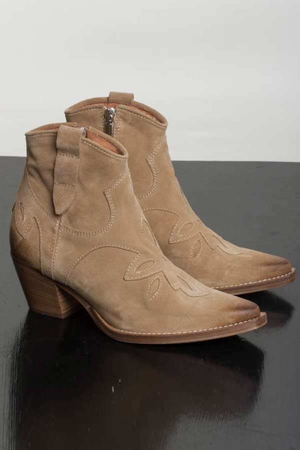 boots | Cappuccino | Cowboy støvle i fra Bukela – Lisen.dk
