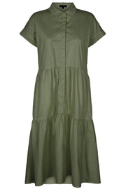 Ilona Shirt Dress | Dusty Army | Kjole fra Liberté