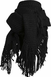 Jing scarf | Black | Strikket tørklæde fra Stylesnob