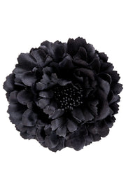 Jualita 2-In-1 Brooch Pin Flower | Black | Hårspænde fra Black Colour