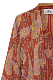 SIENNA PAISLEY KIMONO | Mellemlang kimono fra KARMAMIA