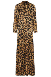 PHOEBE DRESS | Leo | Lang leopard kjole fra KARMAMIA