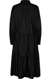 Ilona LS Dress | Sort | Lang skjorte kjole fra Liberté
