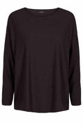 Alma LS Top | Schwarz | Langarmbluse von Liberté Essentiel