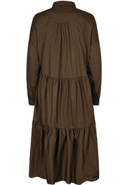 Ilona LS Dress | Army | Lang skjorte kjole fra Liberté