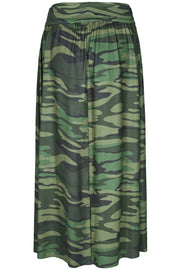 Alma skirt | Camo Army | Lang nederdel fra Liberté Essentiel