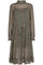 Jasmin Dress | Olive | Lang kjole med flæser og print fra Liberté