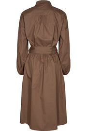 Katie Shirt Dress | Chocolate | Maxi skjorte kjole fra Liberté