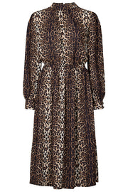 ALBERTE DRESS | Leopard | Kjole fra LOLLYS LAUNDRY