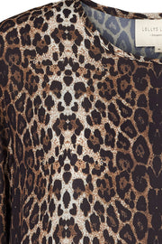 GILI DRESS | Leopard | Kjole fra LOLLYS LAUNDRY