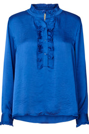 FRANKA SHIRT | Blå | Skjorte fra LOLLYS LAUNDRY