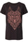 ROMA TEE | Rust | Rust t-shirt med ulv fra LOLLYS LAUNDRY