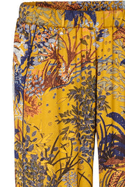 GIPSY PANTS | Varm gul med print | Bukser fra LOLLYS LAUNDRY
