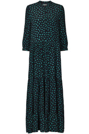 NEE DRESS | Grøn | Maxi kjole fra LOLLYS LAUNDRY
