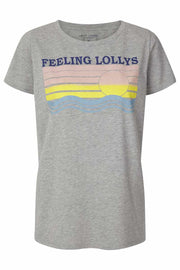 ROMA TEE | Grey Melange | T-shirt fra LOLLY'S LAUNDRY
