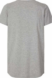 ROMA TEE | Grey Melange | T-shirt fra LOLLY'S LAUNDRY