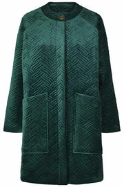 ELISA JACKET | Mørkegrøn | Frakke fra LOLLY'S LAUNDRY